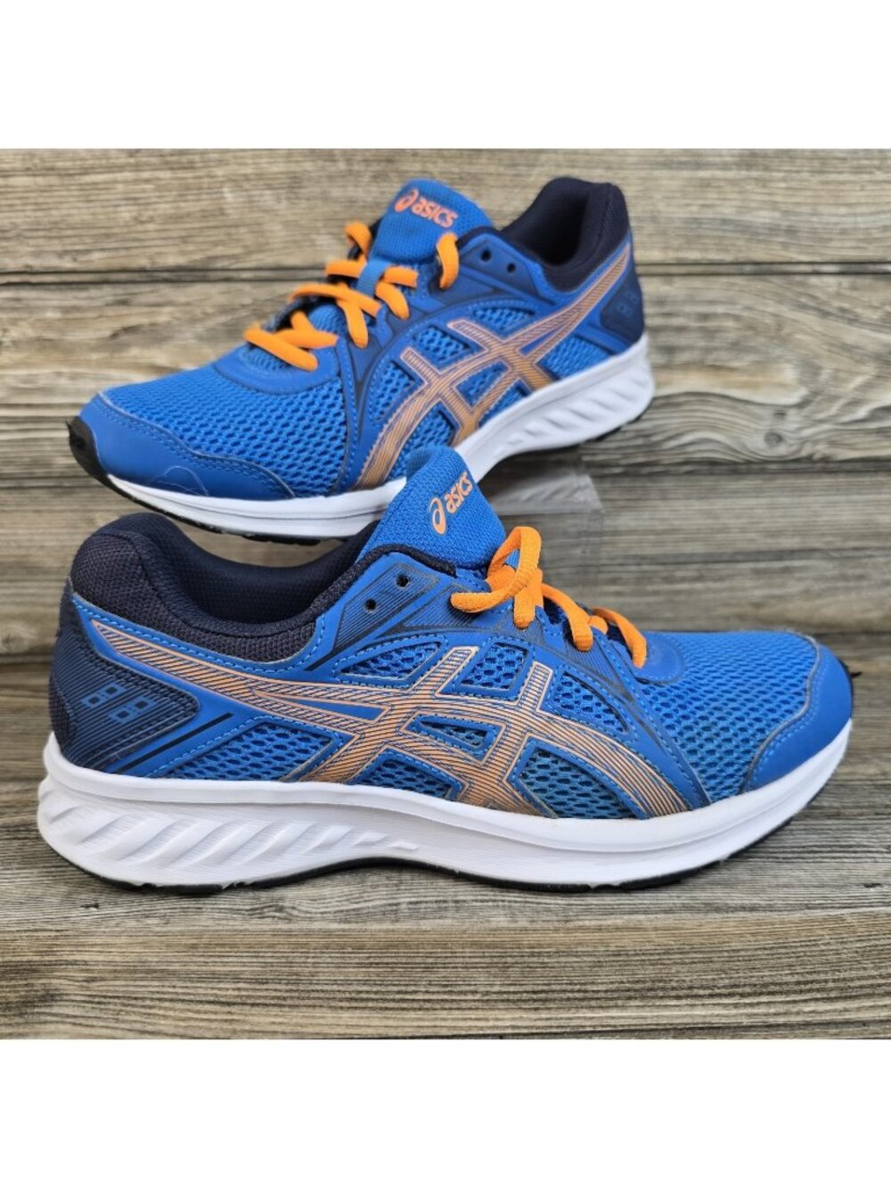 ASICS Jolt 2 Teal/ Orange Athletic Sneakers Shoes Men's Size 7